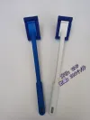 1219 Scouring Pad Toilet Brush Cleaning brush Toilet brush, 200 pieces, 2 inner boxes, white and blue, can be mixed or packed separately. Toilet brush Specification image